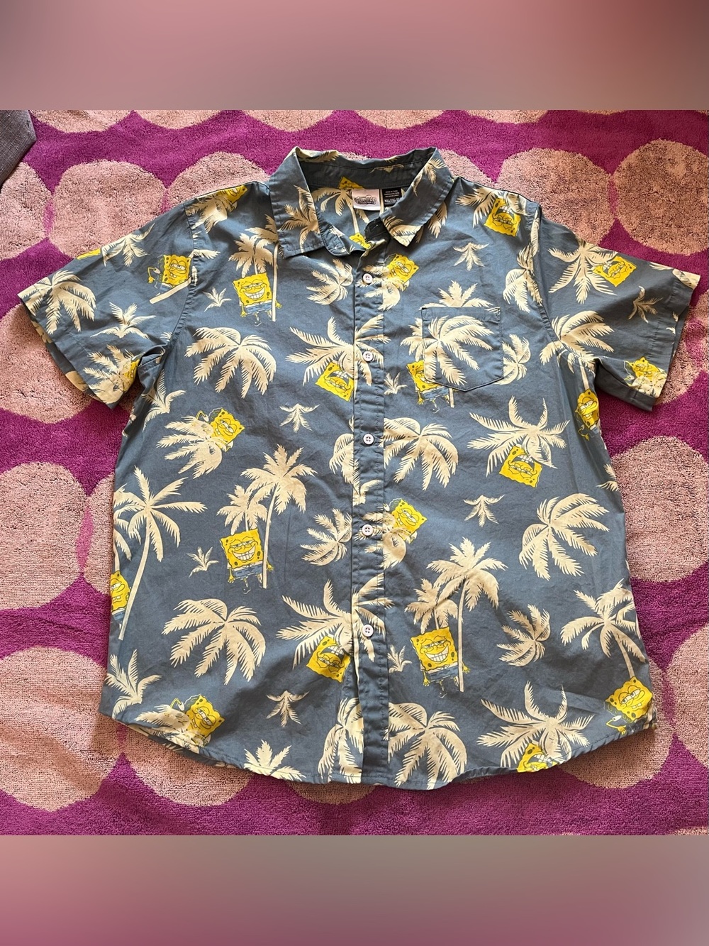 Nickelodeon Kids SpongeBob Hawaiian Shirt